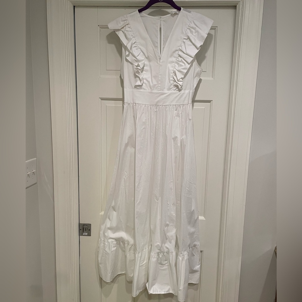 Karlie white maxi dress